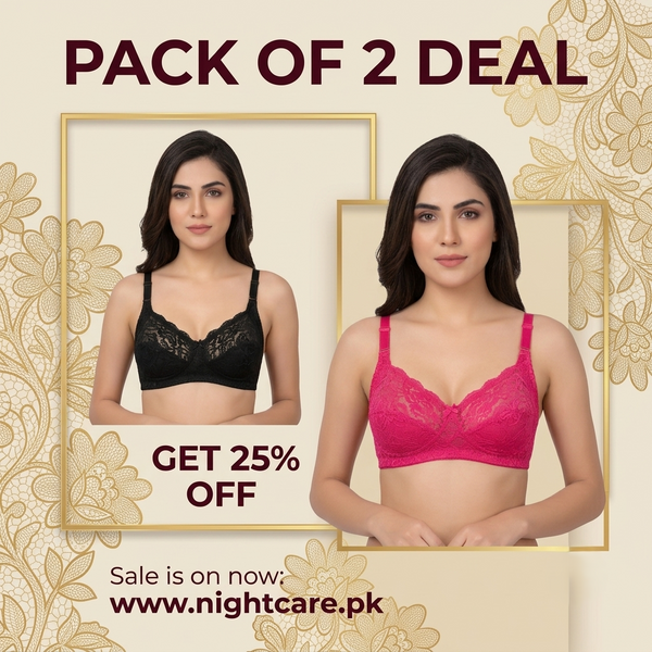 Pack of 2 Original Triumph Doreen Classic Bra – Full Support Non-Padded Value Pack