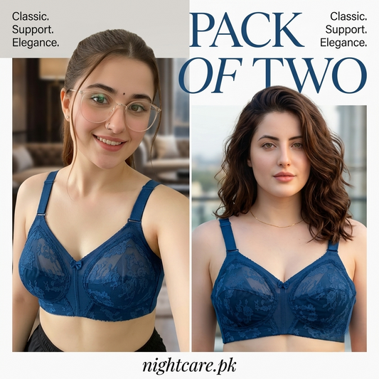 Pack of 2 Original Triumph Doreen Classic Bra – Full Support Non-Padded Value Pack